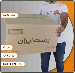 کارتن پستی سایز نه بسته 10 عددی