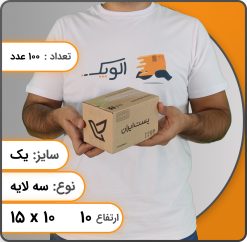 کارتن پستی سایز یک بسته 100 عددی