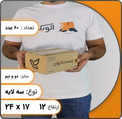 کارتن پستی سایز دو و نیم